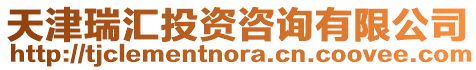 天津瑞匯投資咨詢有限公司