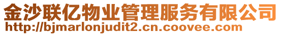 金沙聯(lián)億物業(yè)管理服務(wù)有限公司