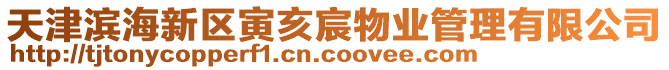 天津?yàn)I海新區(qū)寅亥宸物業(yè)管理有限公司