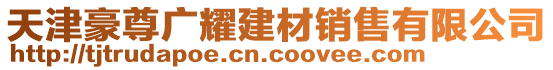 天津豪尊廣耀建材銷售有限公司
