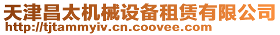 天津昌太機(jī)械設(shè)備租賃有限公司