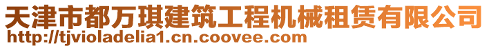 天津市都萬琪建筑工程機械租賃有限公司