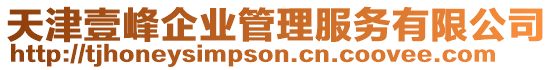 天津壹峰企業(yè)管理服務(wù)有限公司