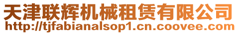 天津聯輝機械租賃有限公司