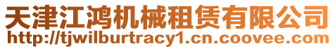 天津江鴻機械租賃有限公司