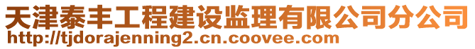 天津泰豐工程建設監理有限公司分公司