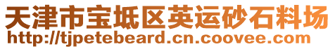 天津市寶坻區(qū)英運砂石料場