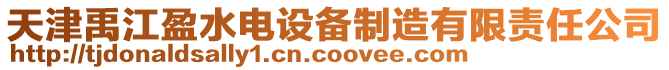 天津禹江盈水電設備制造有限責任公司