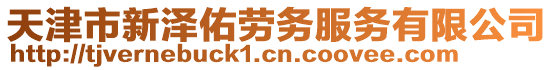 天津市新澤佑勞務(wù)服務(wù)有限公司