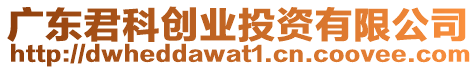 廣東君科創(chuàng)業(yè)投資有限公司