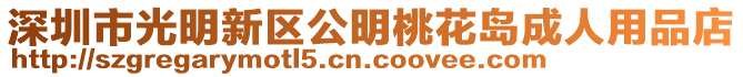 深圳市光明新區(qū)公明桃花島成人用品店