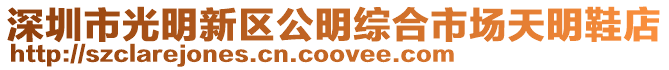 深圳市光明新區公明綜合市場天明鞋店