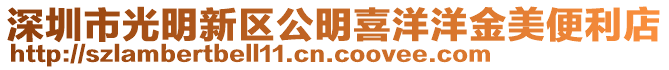 深圳市光明新區公明喜洋洋金美便利店