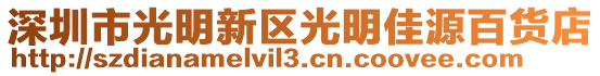 深圳市光明新區(qū)光明佳源百貨店