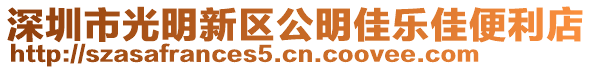 深圳市光明新區(qū)公明佳樂佳便利店