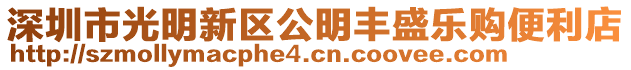 深圳市光明新區(qū)公明豐盛樂購便利店