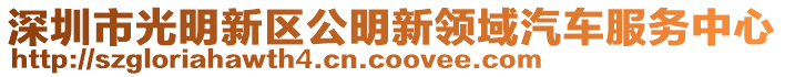 深圳市光明新區公明新領域汽車服務中心