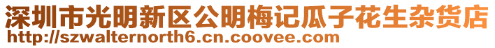 深圳市光明新區公明梅記瓜子花生雜貨店