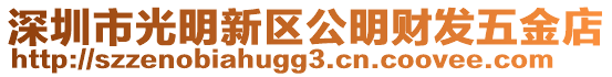 深圳市光明新區公明財發五金店