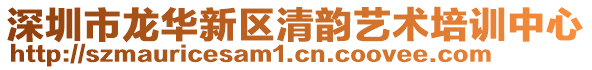 深圳市龍華新區(qū)清韻藝術(shù)培訓(xùn)中心