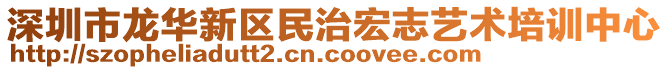 深圳市龍華新區民治宏志藝術培訓中心