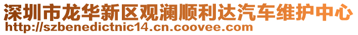 深圳市龍華新區觀瀾順利達汽車維護中心