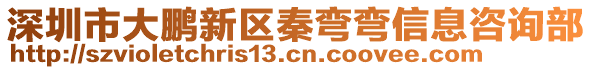 深圳市大鵬新區秦彎彎信息咨詢部
