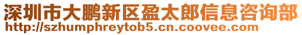 深圳市大鵬新區盈太郎信息咨詢部