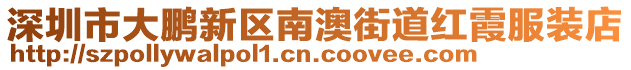 深圳市大鵬新區南澳街道紅霞服裝店