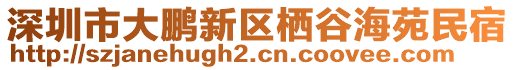 深圳市大鵬新區棲谷海苑民宿