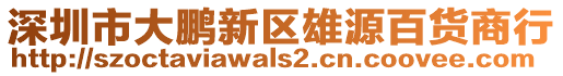 深圳市大鵬新區(qū)雄源百貨商行