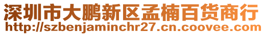 深圳市大鵬新區(qū)孟楠百貨商行
