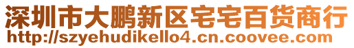 深圳市大鵬新區宅宅百貨商行