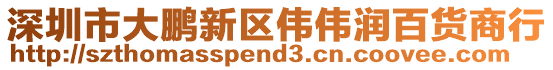 深圳市大鵬新區偉偉潤百貨商行