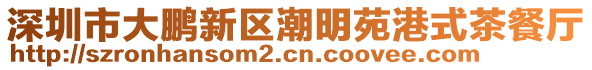 深圳市大鵬新區潮明苑港式茶餐廳