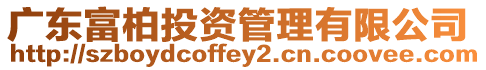 廣東富柏投資管理有限公司