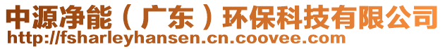中源凈能(廣東)環保科技有限公司