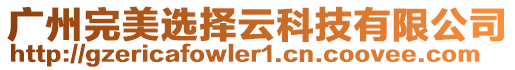 廣州完美選擇云科技有限公司