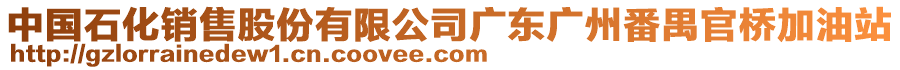 中國石化銷售股份有限公司廣東廣州番禺官橋加油站