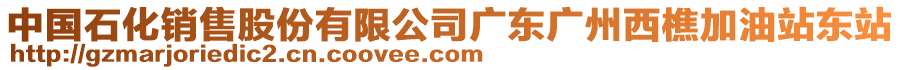 中國(guó)石化銷售股份有限公司廣東廣州西樵加油站東站