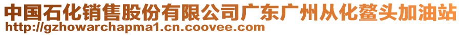 中國(guó)石化銷售股份有限公司廣東廣州從化鰲頭加油站