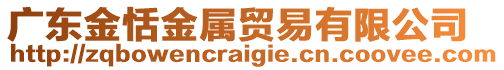 廣東金恬金屬貿(mào)易有限公司