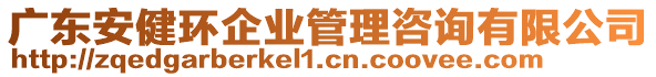 廣東安健環(huán)企業(yè)管理咨詢有限公司