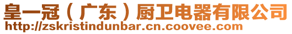 皇一冠（廣東）廚衛(wèi)電器有限公司