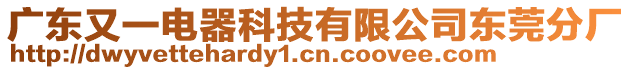 廣東又一電器科技有限公司東莞分廠