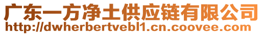 廣東一方凈土供應(yīng)鏈有限公司