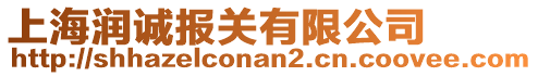 上海潤(rùn)誠(chéng)報(bào)關(guān)有限公司