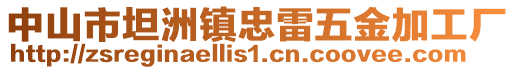 中山市坦洲鎮(zhèn)忠雷五金加工廠