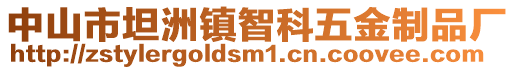 中山市坦洲鎮智科五金制品廠