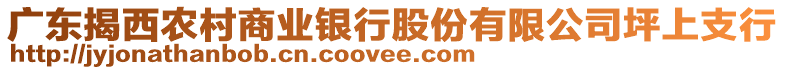 廣東揭西農(nóng)村商業(yè)銀行股份有限公司坪上支行